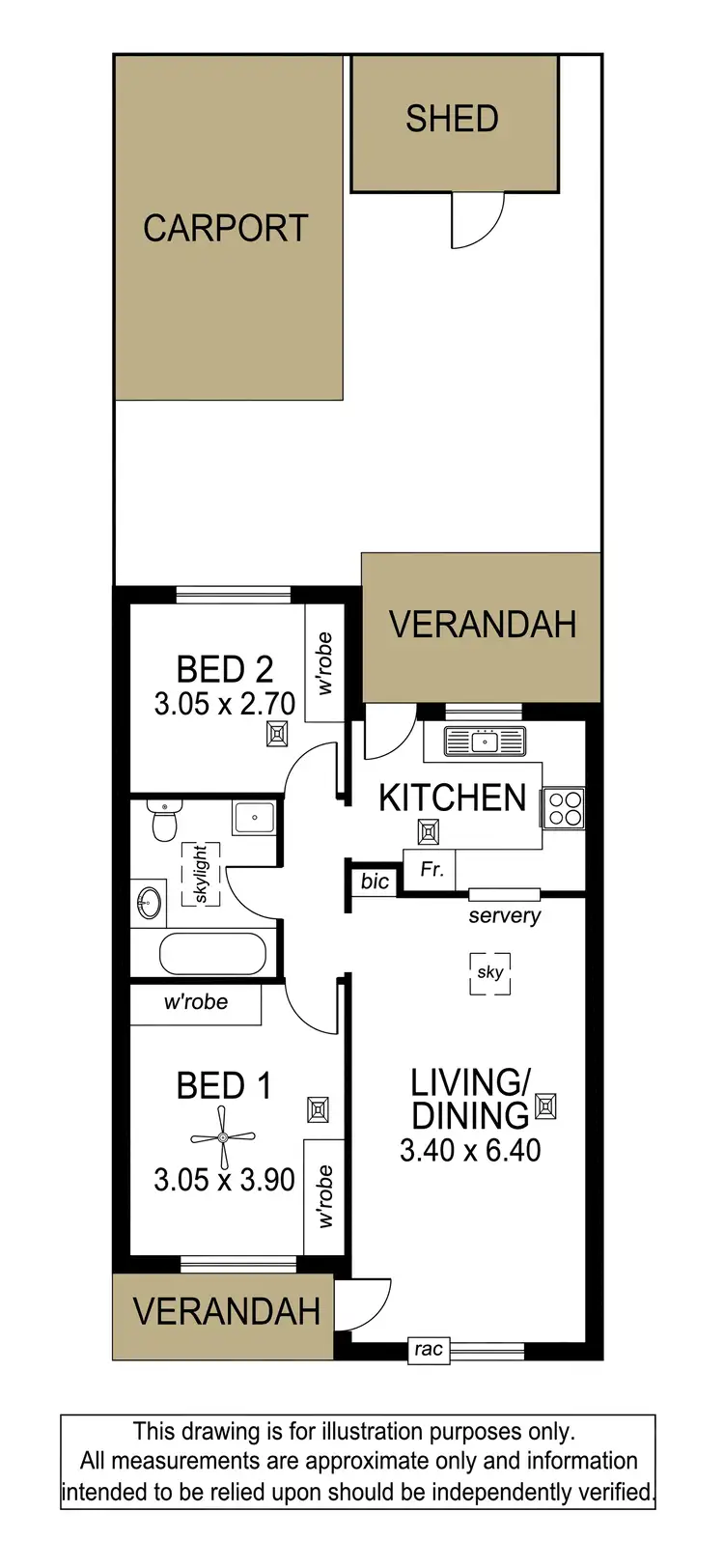 Floorplan of Homely unit listing, Unit 11/350 Main South Road, Morphett Vale SA 5162