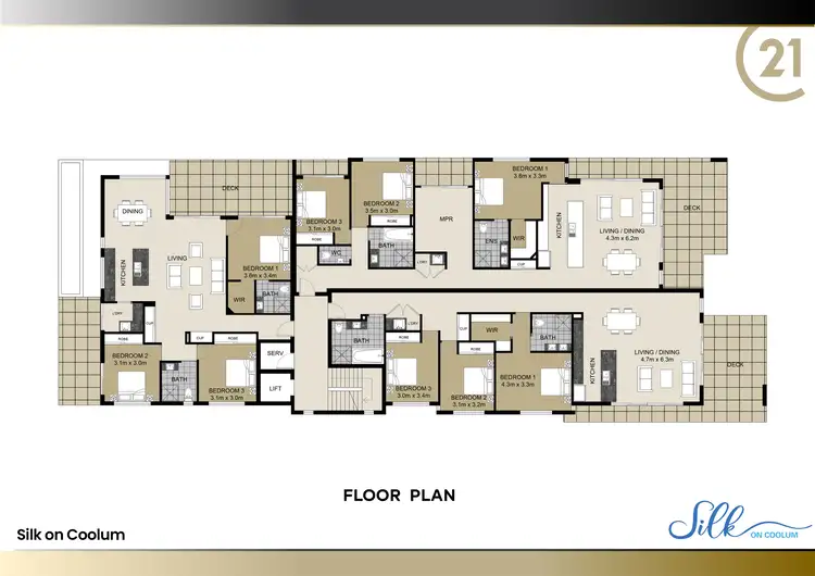 Floorplan of Homely apartment listing, 6/17 First Avenue, Coolum Beach QLD 4573