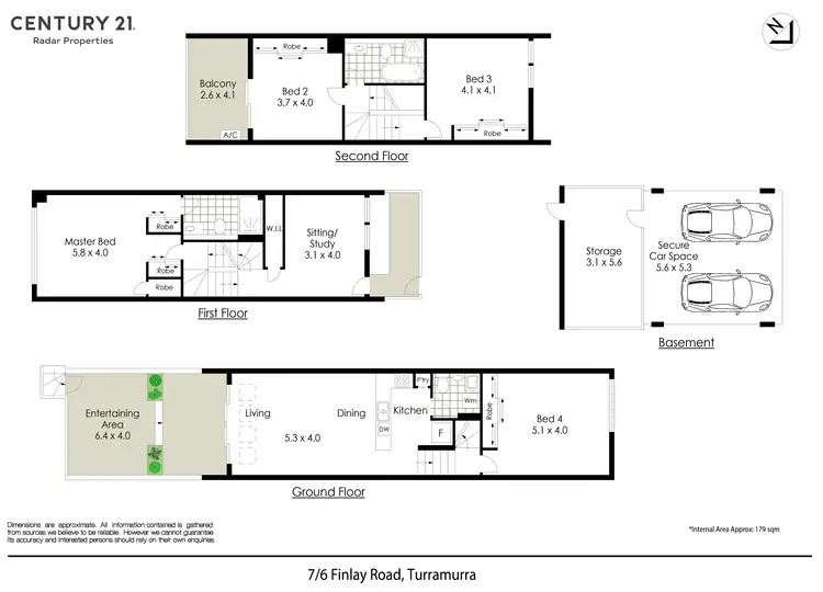 Floorplan of Homely house listing, 7/6 Finlay Road, Turramurra NSW 2074