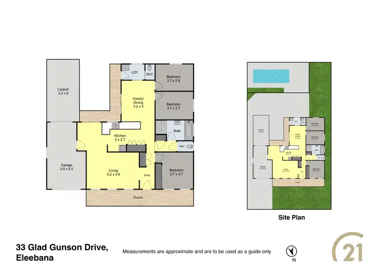 Floorplan of Homely house listing, 33 Glad Gunson Drive, Eleebana NSW 2282