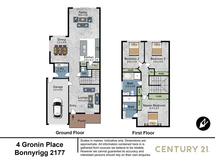 Floorplan of Homely house listing, 4 Cronin Place, Bonnyrigg NSW 2177