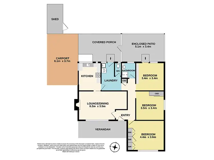 Floorplan of Homely house listing, 49 Fulton Street, Clayton VIC 3168