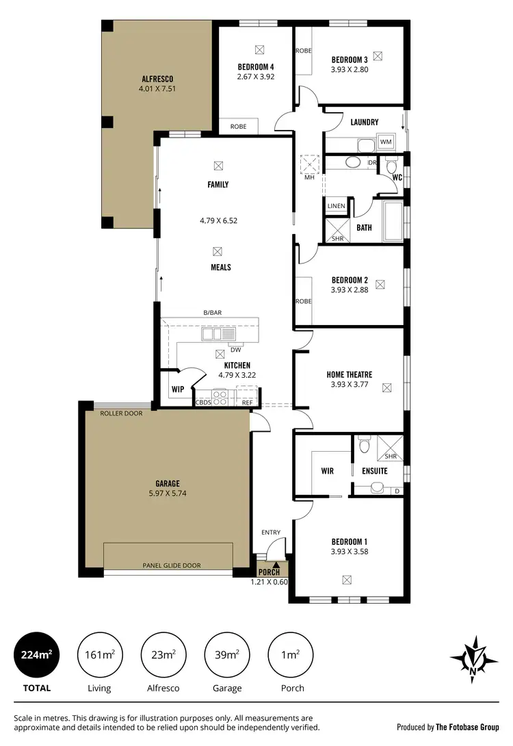 Floorplan of Homely house listing, 18 Matelot Street, Seaford Meadows SA 5169