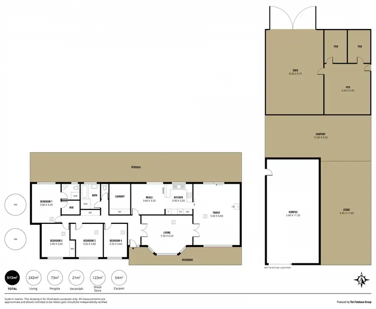 Floorplan of Homely house listing, 3 Coats Road, Two Wells SA 5501