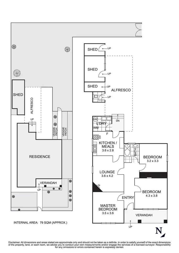 Floorplan of Homely house listing, 320 Albion Street, Brunswick VIC 3056