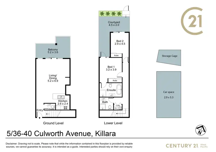 Floorplan of Homely apartment listing, 5/36 Culworth Avenue, Killara NSW 2071
