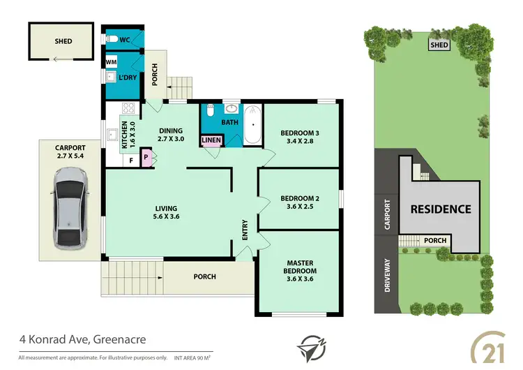 Floorplan of Homely house listing, 4 Konrad Avenue, Greenacre NSW 2190