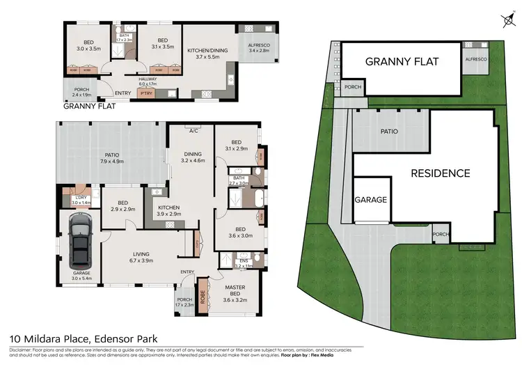 Floorplan of Homely house listing, 10 - 10A Mildara Place, Edensor Park NSW 2176