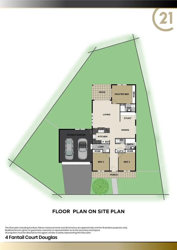 Floorplan of Homely house listing, 4 Fantail Court, Douglas QLD 4814