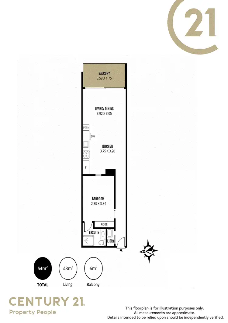 Floorplan of Homely apartment listing, 1304/96 North Terrace, Adelaide SA 5000
