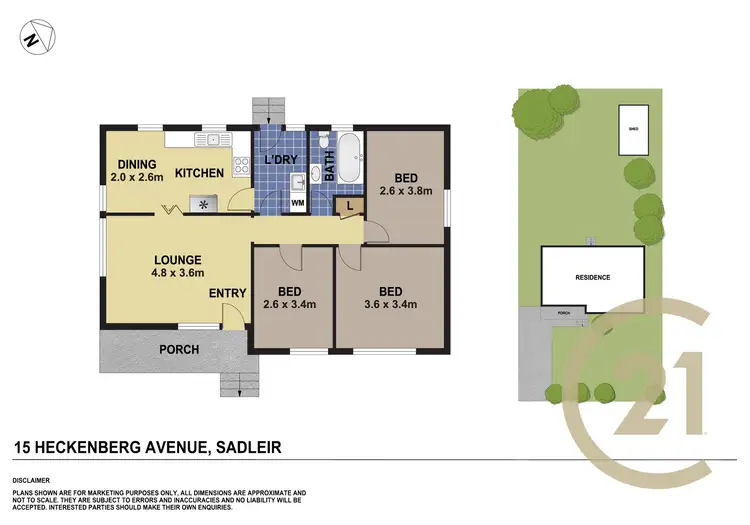 Floorplan of Homely house listing, 15 Heckenberg Avenue, Sadleir NSW 2168