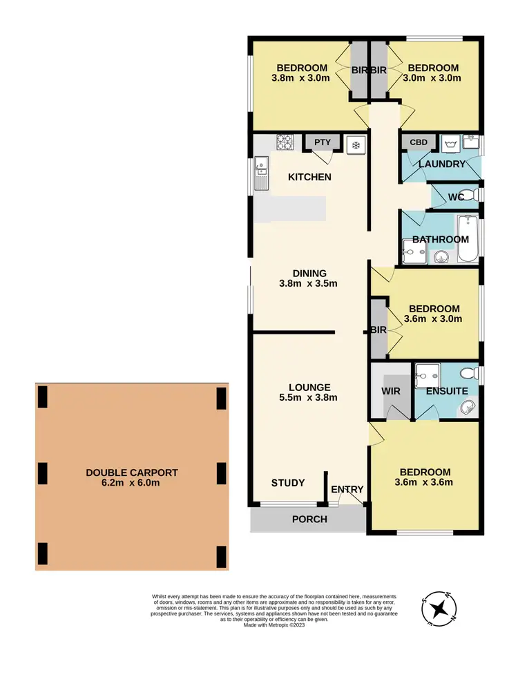 Floorplan of Homely house listing, 2 Breydon Place, Hampton Park VIC 3976