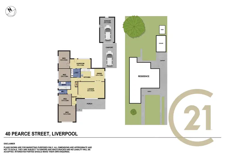 Floorplan of Homely house listing, 40 Pearce Street, Liverpool NSW 2170