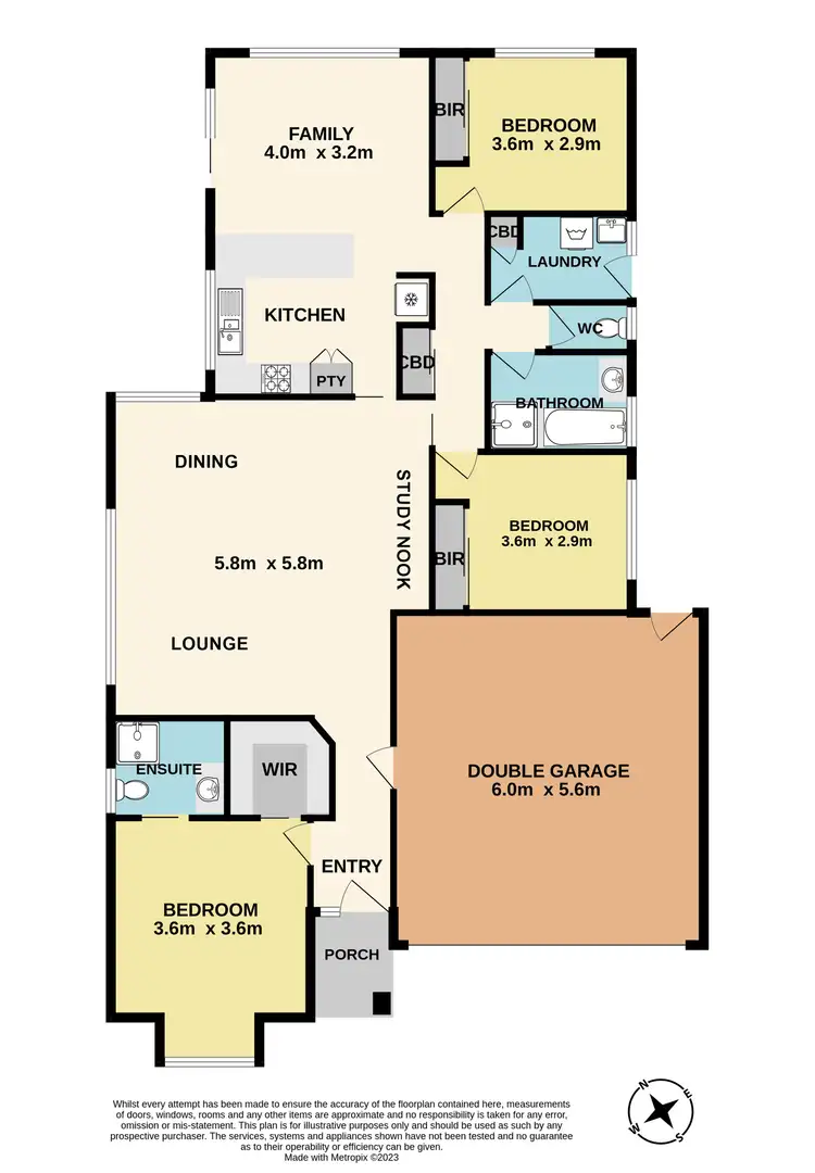 Floorplan of Homely house listing, 22 Durack Avenue, Lynbrook VIC 3975
