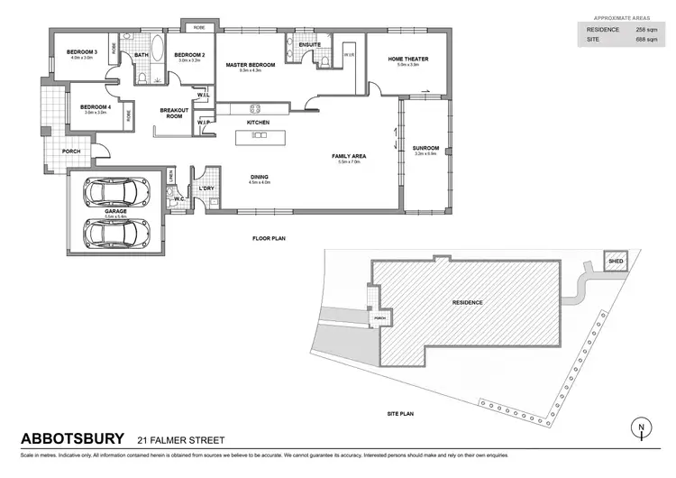 Floorplan of Homely house listing, 21 Falmer Street, Abbotsbury NSW 2176