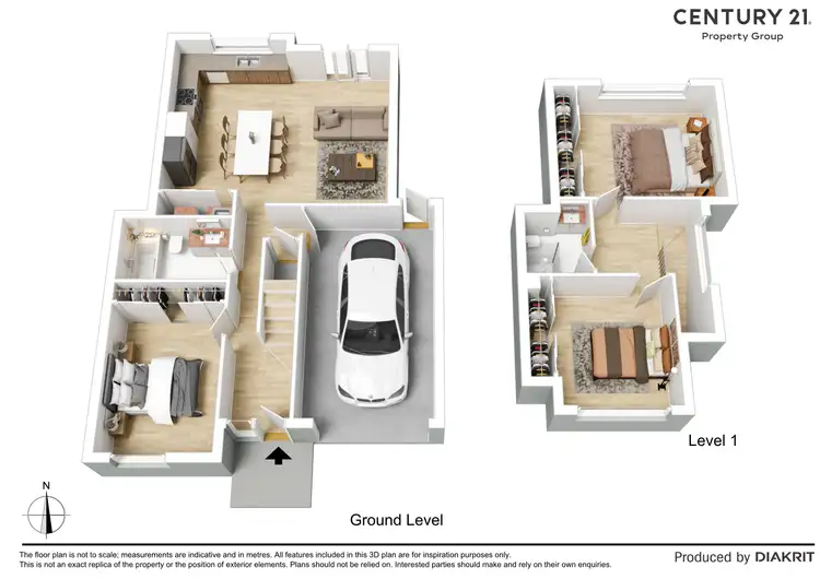 Floorplan of Homely townhouse listing, 1/13 Lantana Street, Clayton VIC 3168