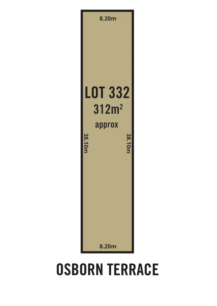 Floorplan of Homely land listing, 33A Osborn Terrace, Plympton SA 5038