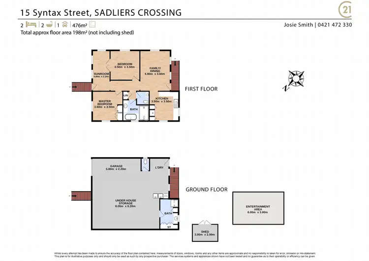 Floorplan of Homely house listing, 15 Syntax Street, Sadliers Crossing QLD 4305