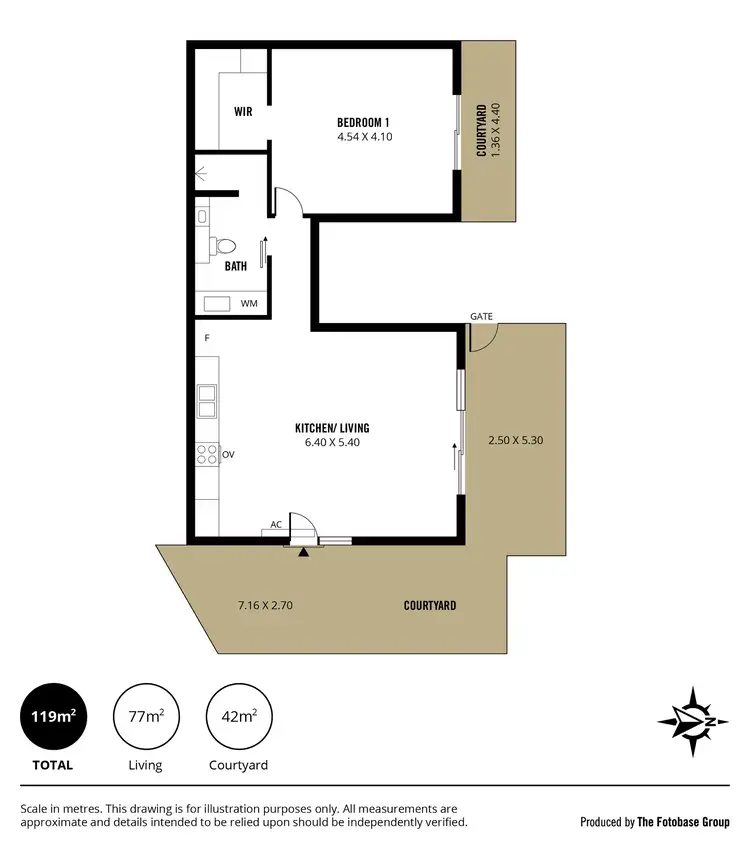 Floorplan of Homely townhouse listing, 4/8 Trunnel Court, Seaford Meadows SA 5169