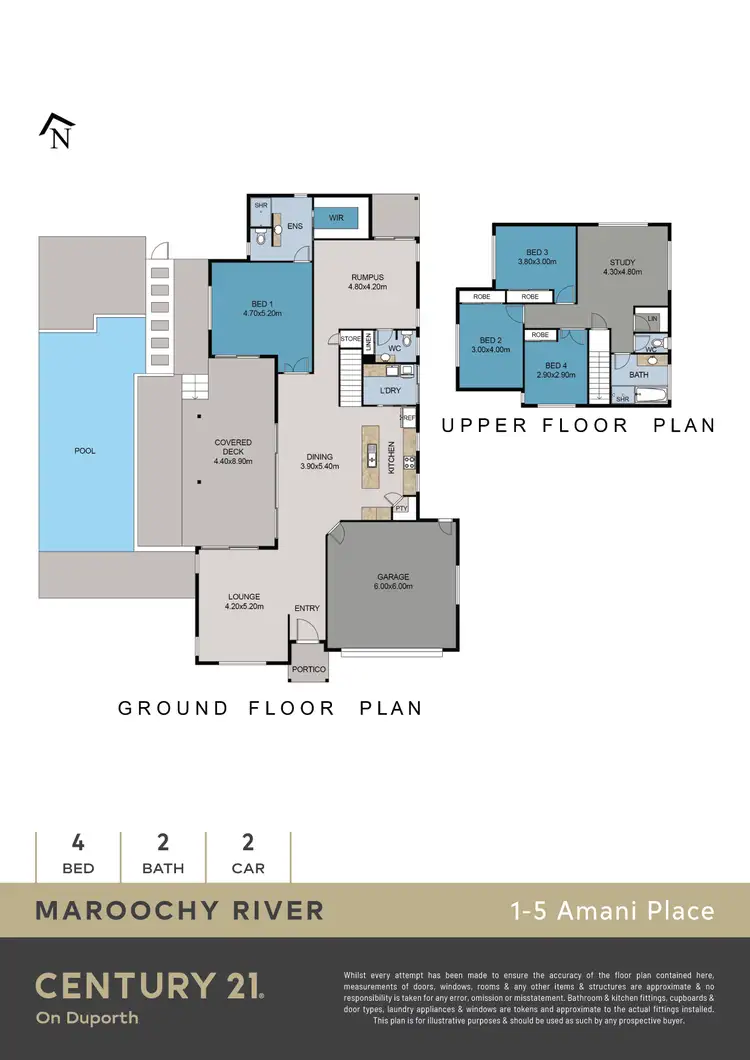 Floorplan of Homely house listing, 1-5 Amani Place, Maroochy River QLD 4561