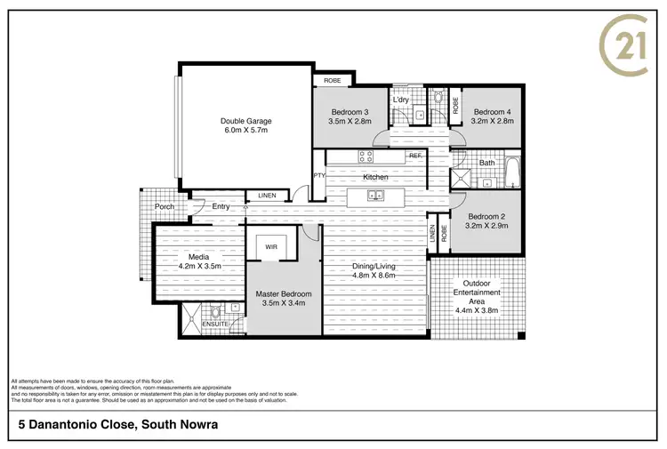 Floorplan of Homely house listing, 5 Danantonio Close, South Nowra NSW 2541