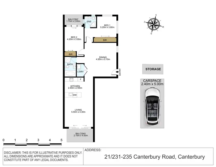 Floorplan of Homely apartment listing, 21/231-235 Canterbury Road, Canterbury NSW 2193