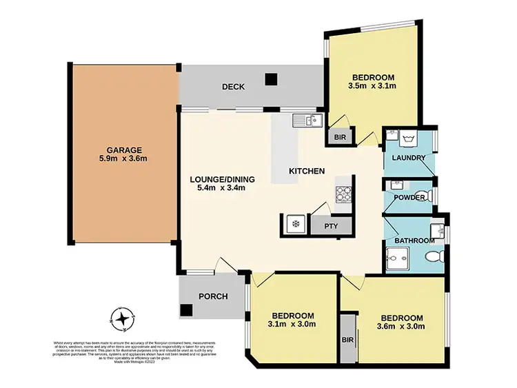 Floorplan of Homely unit listing, 22A Betula Street, Doveton VIC 3177