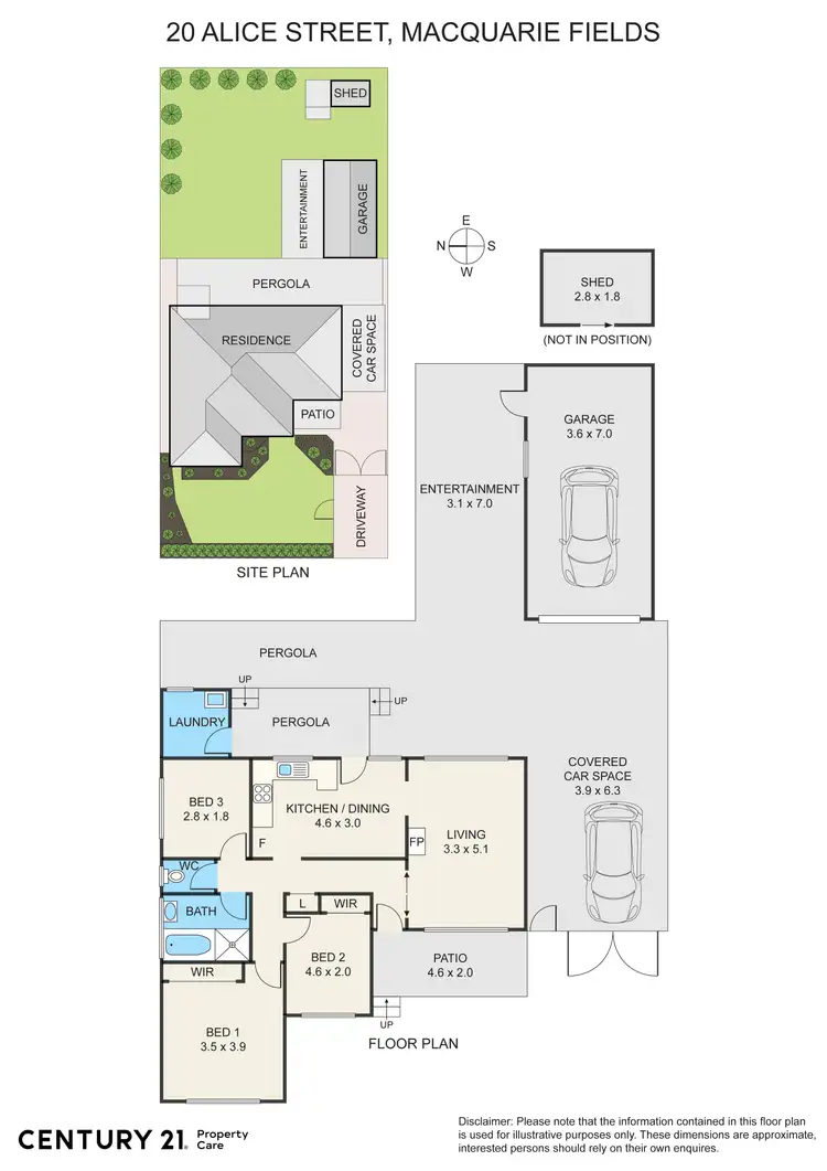 Floorplan of Homely house listing, 20 Alice Street, Macquarie Fields NSW 2564