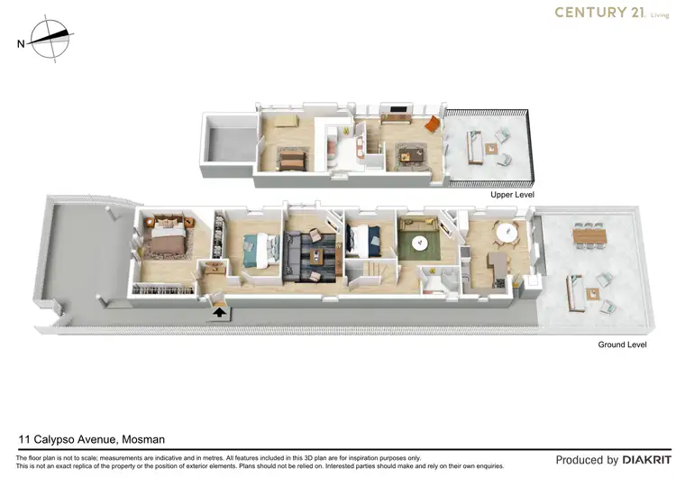 Floorplan of Homely house listing, 11 Calypso Avenue, Mosman NSW 2088
