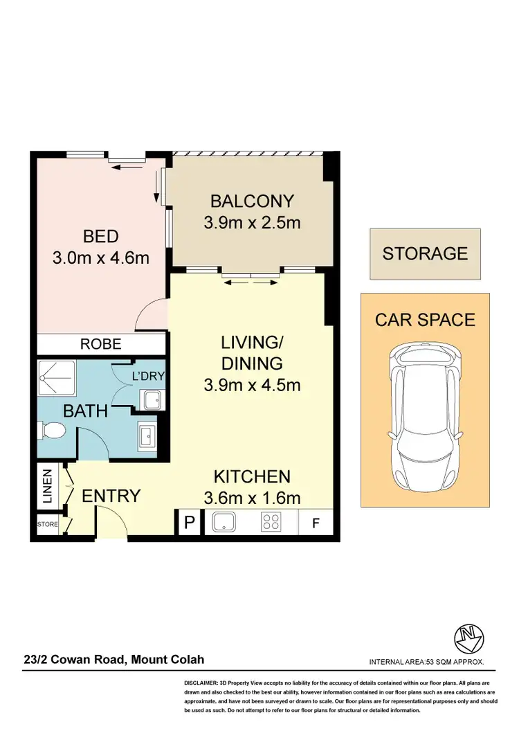 Floorplan of Homely apartment listing, 23/2 Cowan Road, Mount Colah NSW 2079