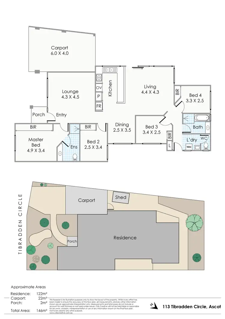 Floorplan of Homely house listing, 113 Tibradden Circle, Ascot WA 6104