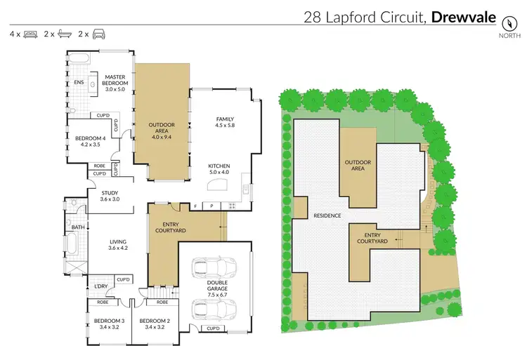 Floorplan of Homely house listing, 28 Lapford Circuit, Drewvale QLD 4116