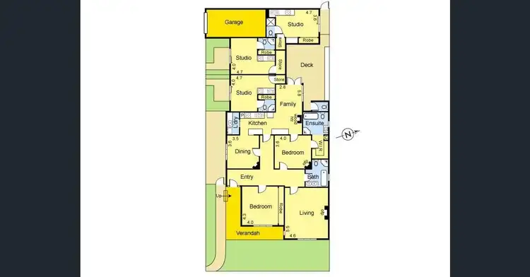 Floorplan of Homely house listing, 84 Albert Street, Seddon VIC 3011