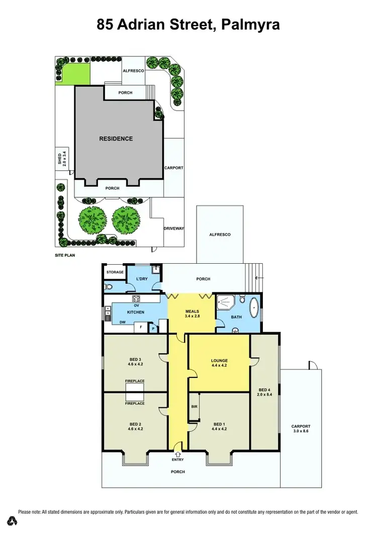 Floorplan of Homely house listing, 85 Adrian Street, Palmyra WA 6157