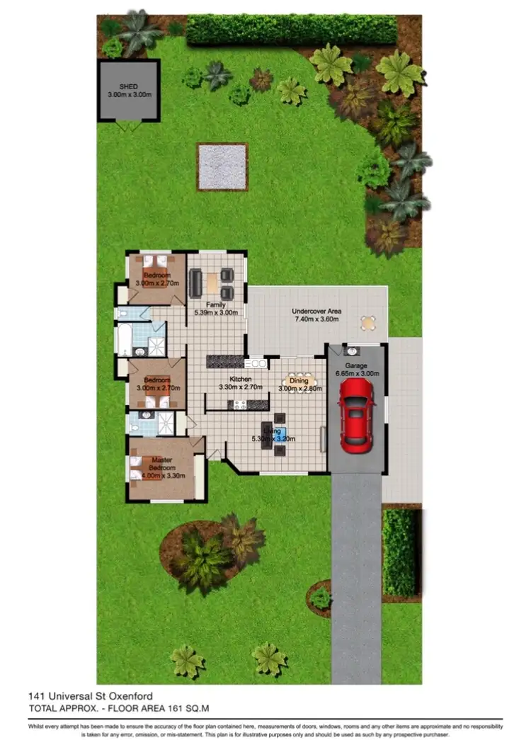 Floorplan of Homely house listing, 141 Universal Street, Oxenford QLD 4210