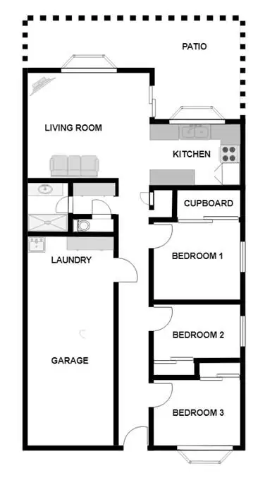 Floorplan of Homely villa listing, 131/2 Peregrine Drive, Wurtulla QLD 4575