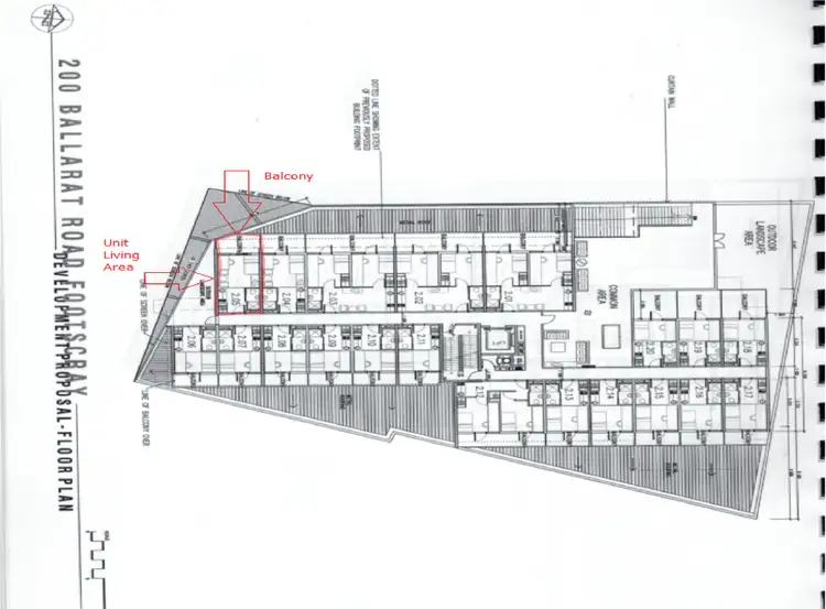 Floorplan of Homely studio listing, 205/51 Gordon Street, Footscray VIC 3011