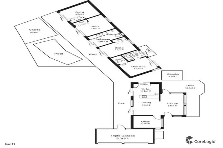 Floorplan of Homely house listing, 15 Panoramic Place, Whitfield QLD 4870