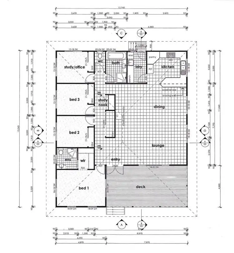 Floorplan of Homely house listing, 43 Mahogany Close, Charters Towers QLD 4820