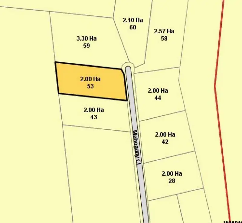 Floorplan of Homely land listing, 53 Mahogany Close, Charters Towers QLD 4820