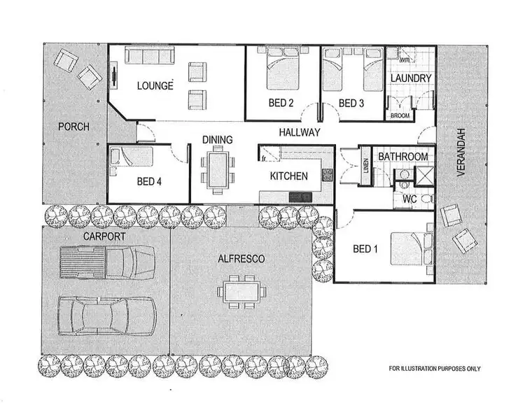 Floorplan of Homely house listing, 39 Allen Street, Richmond Hill QLD 4820