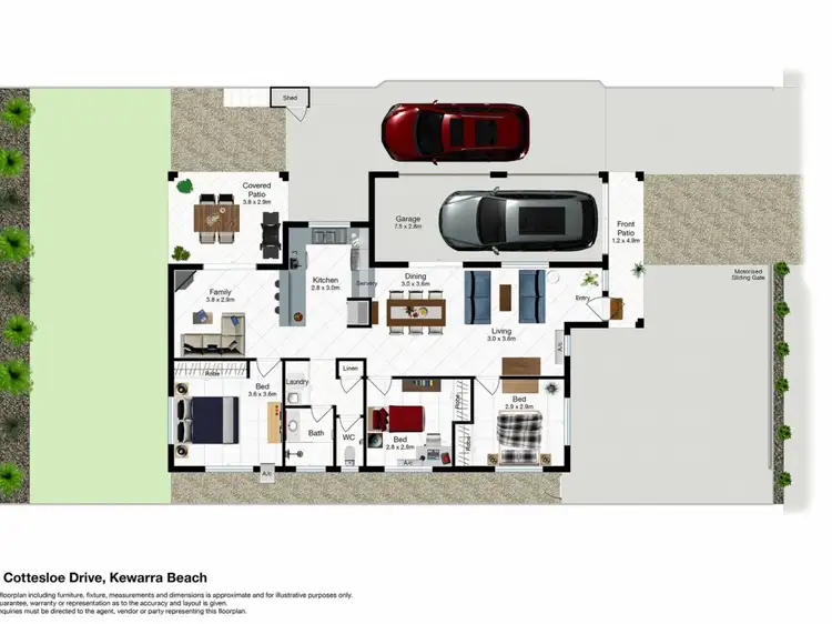 Floorplan of Homely house listing, 19 Cottesloe Drive, Kewarra Beach QLD 4879