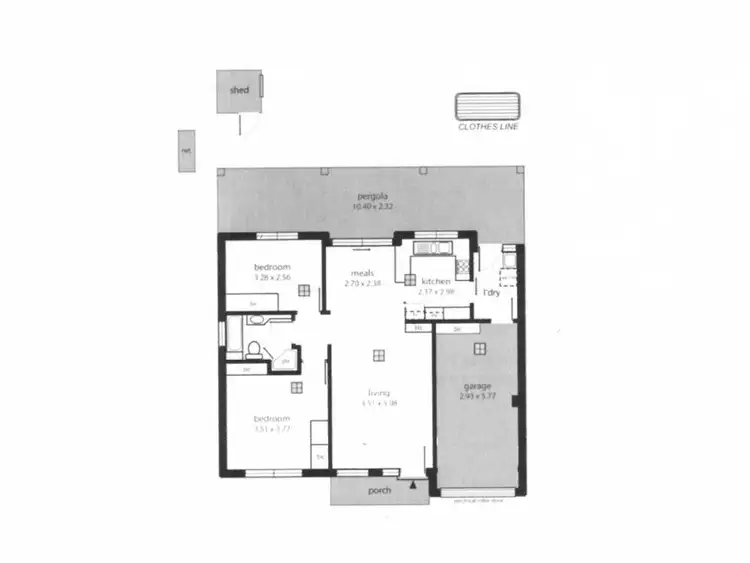 Floorplan of Homely unit listing, 3/19 Hill Street, Campbelltown SA 5074