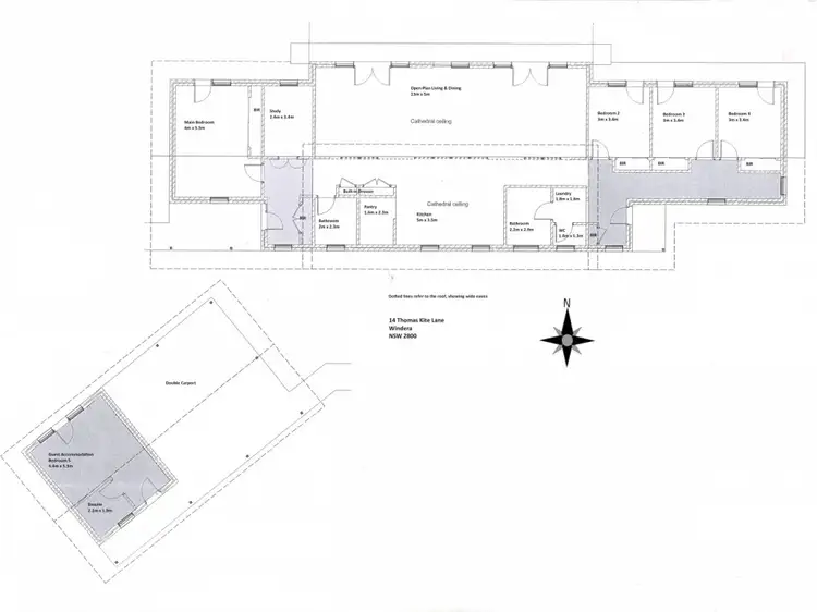 Floorplan of Homely rural property listing, 14 Thomas Kite Lane, Windera NSW 2800
