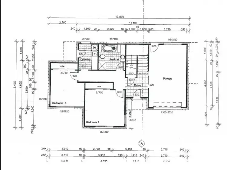 Floorplan of Homely townhouse listing, 2/5 Travers Court, Claremont TAS 7011