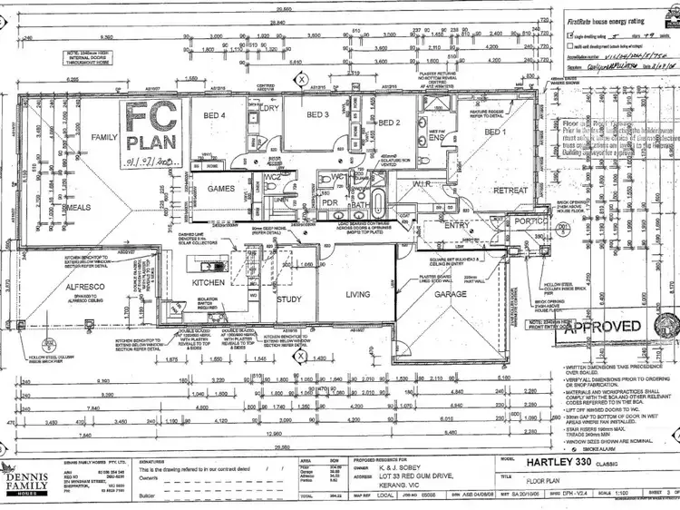 Floorplan of Homely house listing, 3 Redgum Drive, Kerang VIC 3579