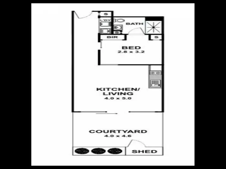 Floorplan of Homely apartment listing, G04/4 Bik Lane, Fitzroy North VIC 3068