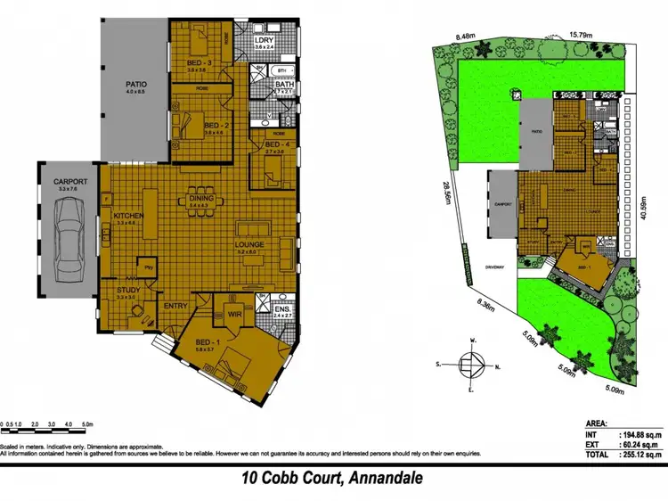 Floorplan of Homely house listing, 10 Cobb Court, Annandale QLD 4814
