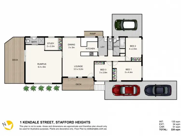 Floorplan of Homely house listing, 1 Kendale Street, Stafford Heights QLD 4053
