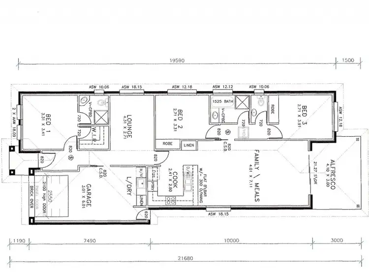 Floorplan of Homely house listing, 17 Sylvan Crescent, Surrey Downs SA 5126
